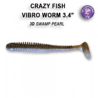 CRAZY FISH VIBRO WORM 3.4 ' 85 MM W